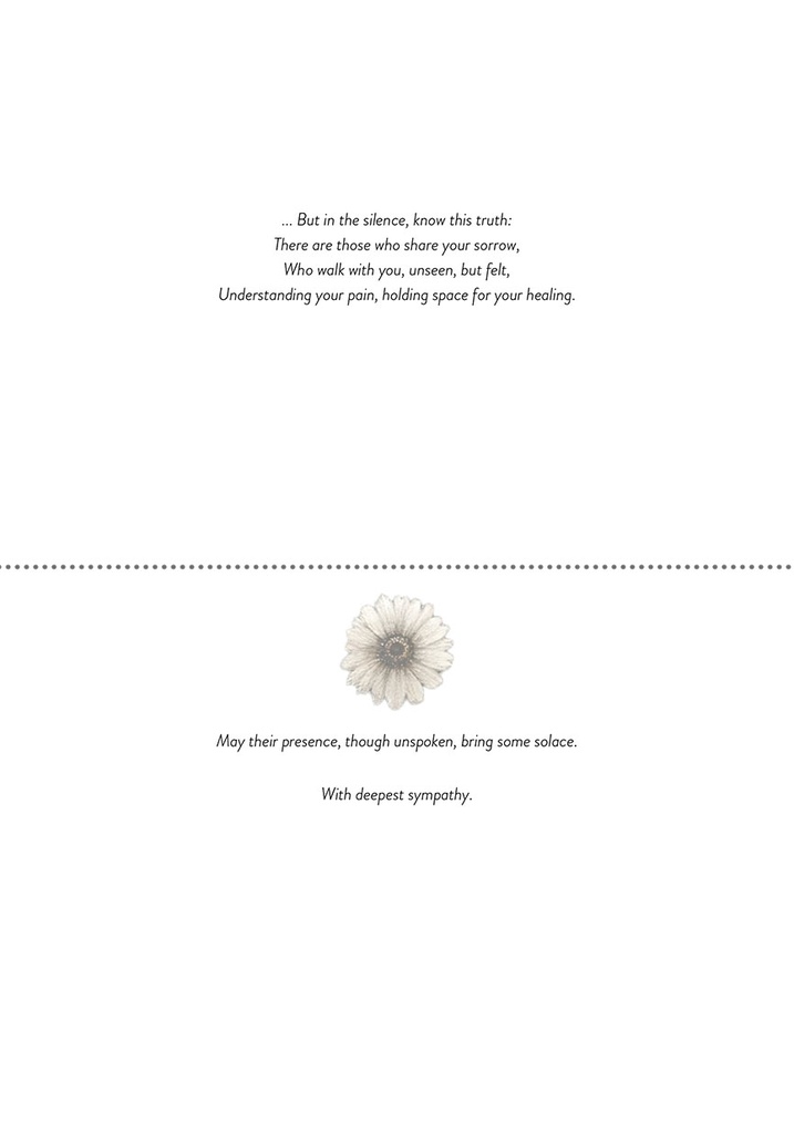 S244670 - Sympathy Card - Shared Sorrow extra