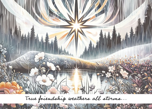 S244671 - Best Friend Sympathy Card - Guiding Star extra