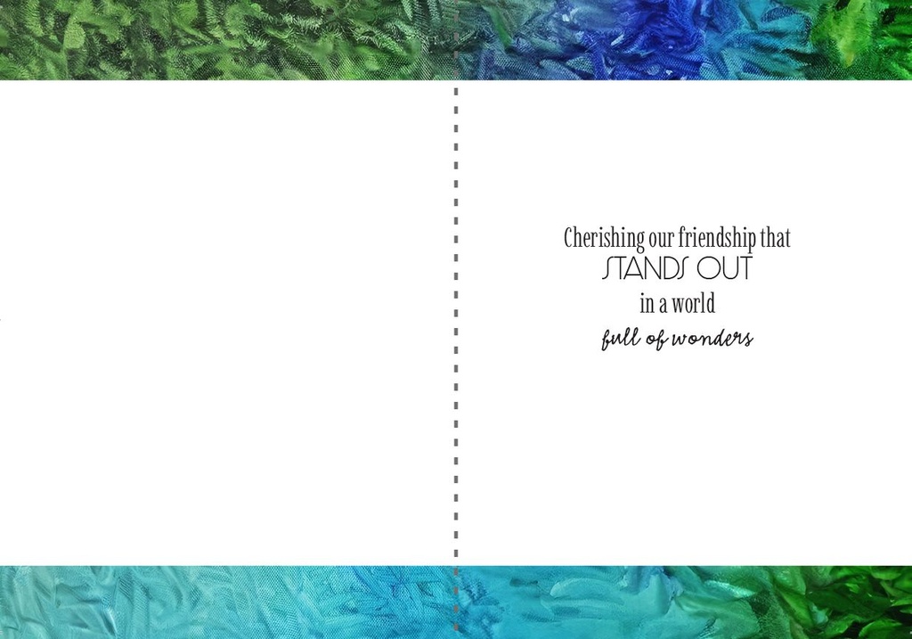 FA402 - Unique Beauty a Strength Friendship Card¬† extra