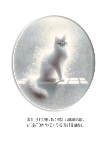 S244679 - Silent Companion Cat Sympathy Card - In Quiet Corners extra