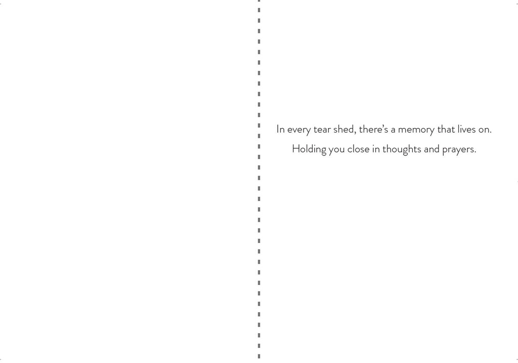 SA205 - Denim Bouquet Sympathy Card¬†¬† extra