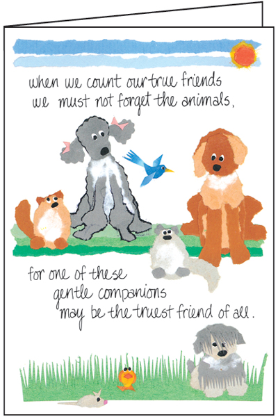 G447 - Pet Sympathy Card extra