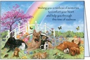 Rainbow Pet Sympathy Card - PU446 extra