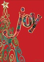 CR716C - Joy Christmas Card extra