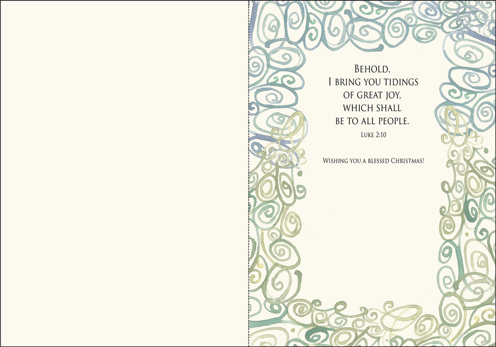 CR716C - Joy Christmas Card extra