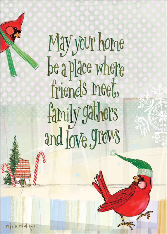 CR713 - Cardinal Christmas Card extra