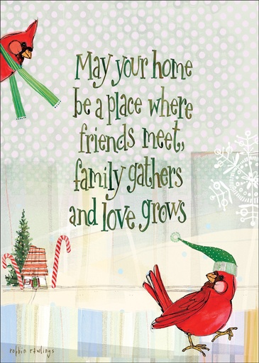 CR713 - Cardinal Christmas Card extra