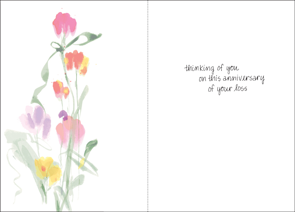 SF204H - Sympathy on Anniversary of Death extra