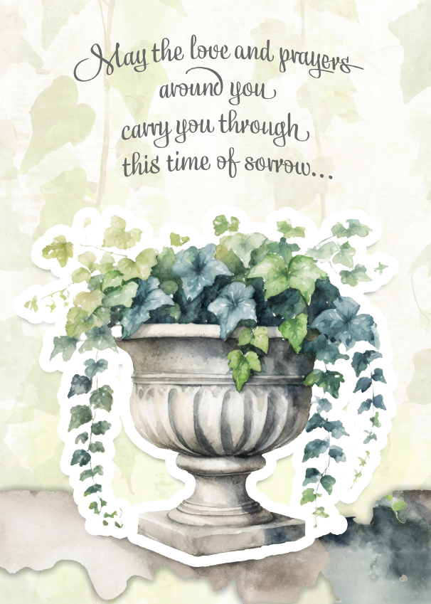 S233 May the love and prayers around you carry you through this time of sorrow extra