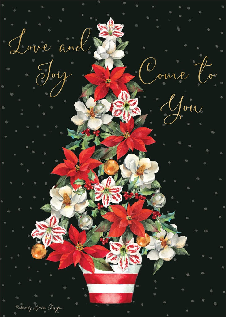 C3716C - Love and Joy Christmas Cards extra