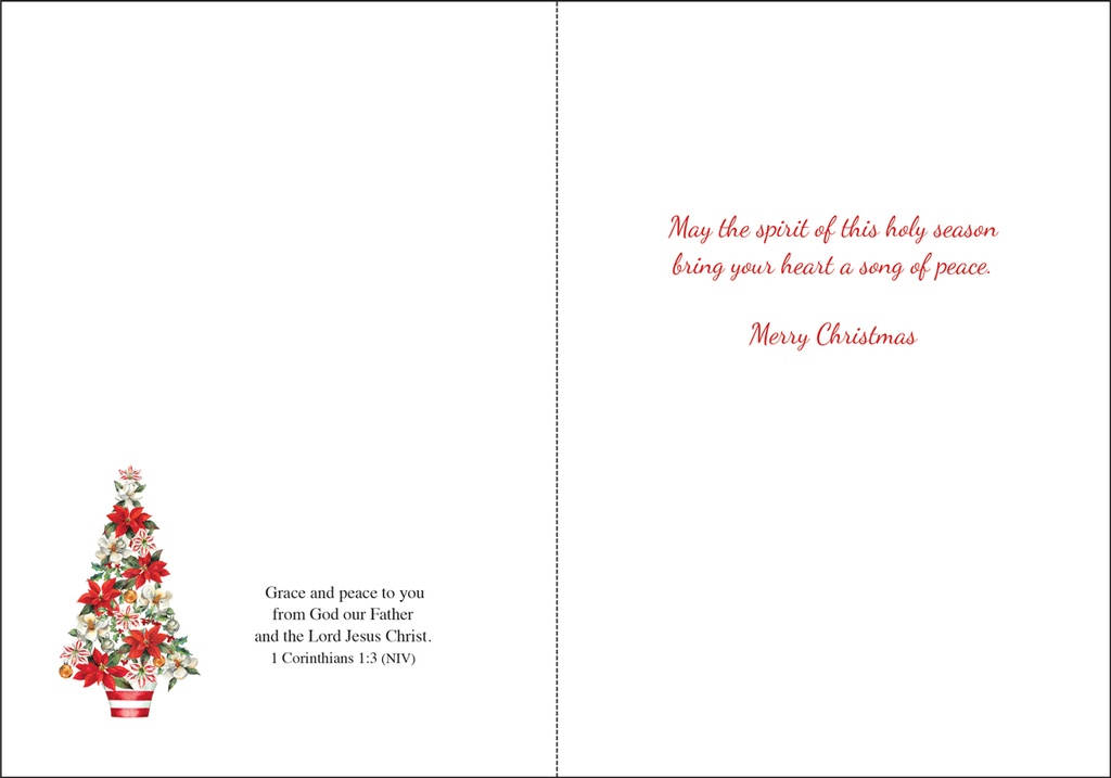 C3716C - Love and Joy Christmas Cards extra