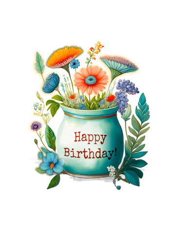 B131 Happy Birthday Bouquet extra
