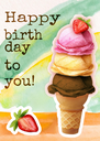 B108 Ice Cream Cone Birthday Surprise extra