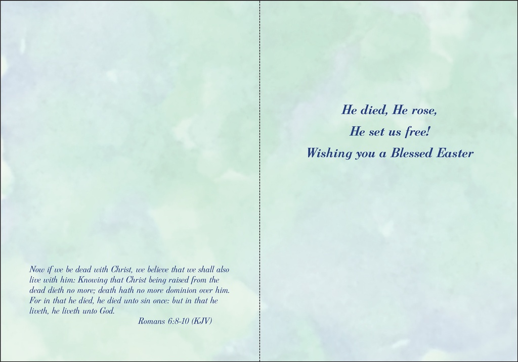 EB761C - 5 x 7 Easter card extra