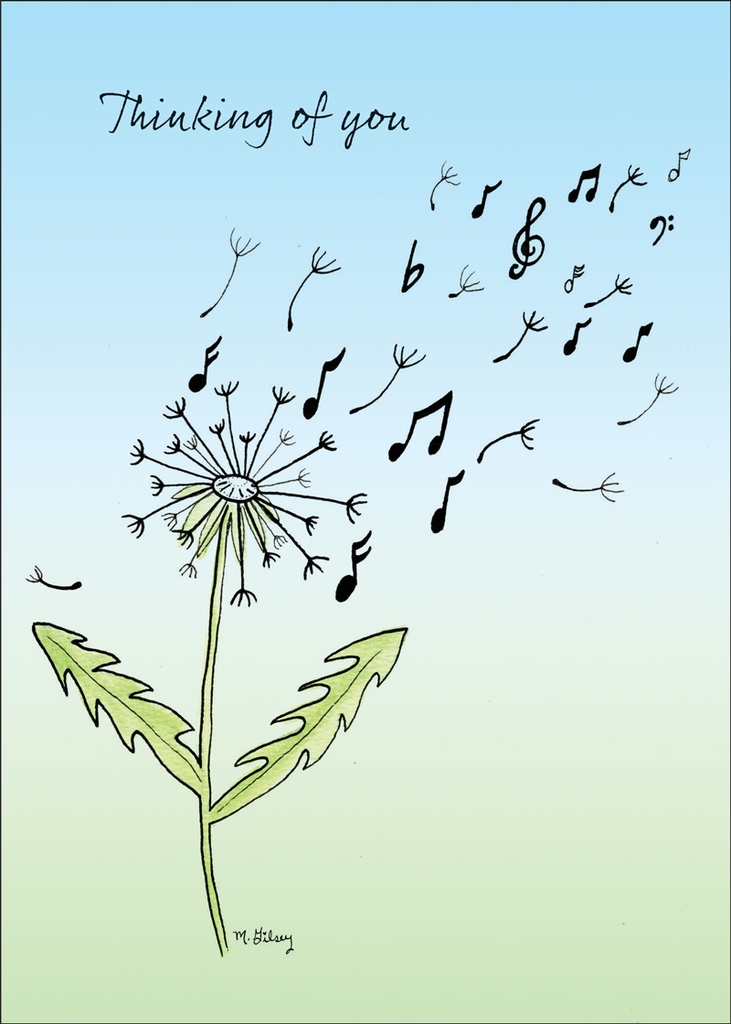 F7406 Music Friendship card extra