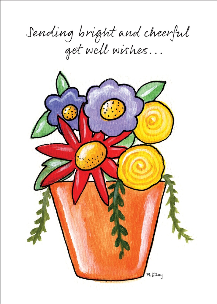 GW7501 - Cheerful Get Well card extra