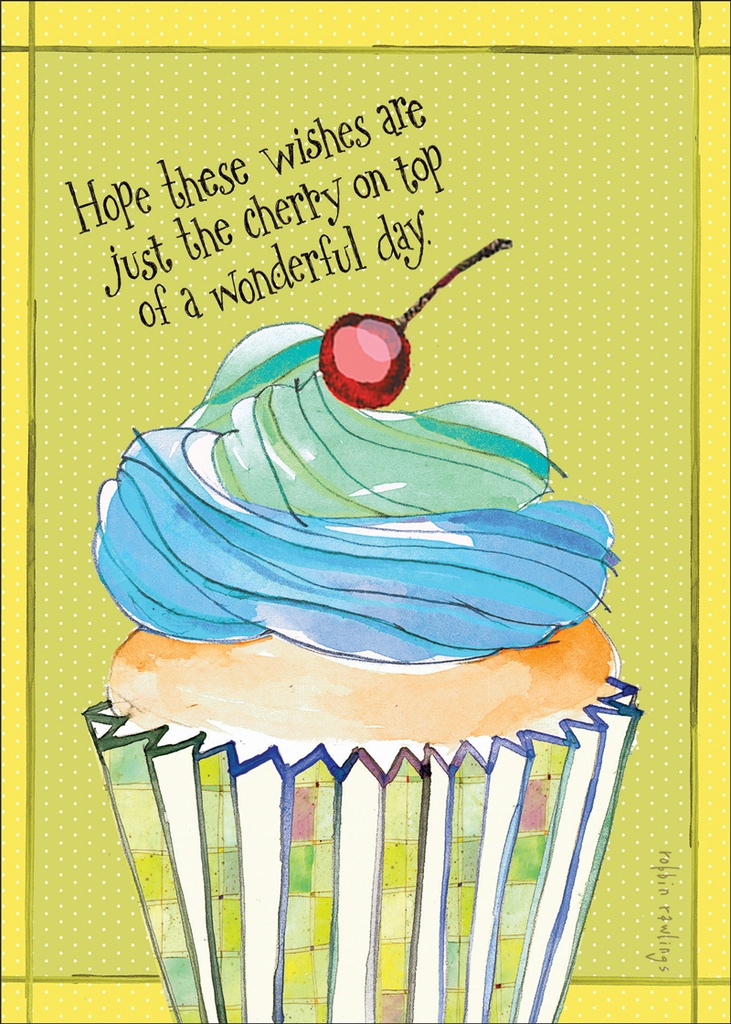 BR127 - Cupcake Birthday Card extra