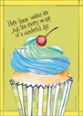 BR127 - Cupcake Birthday Card extra