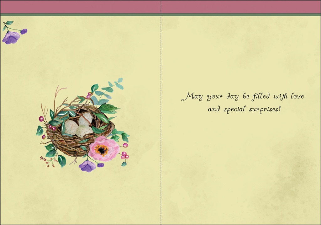 BJ106 - Mother Bird Birthday Wishes extra