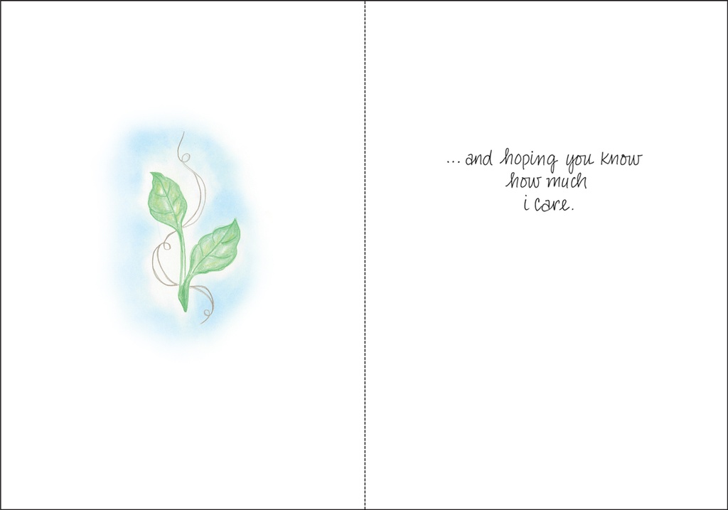 SH257 - Thinking of You encouragement card extra