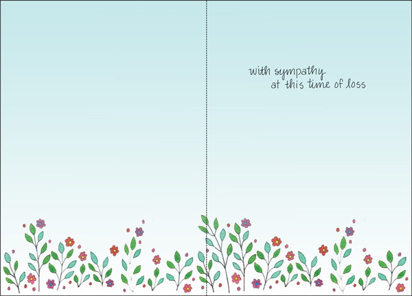 P5405 - Forever Pet Sympathy Card extra