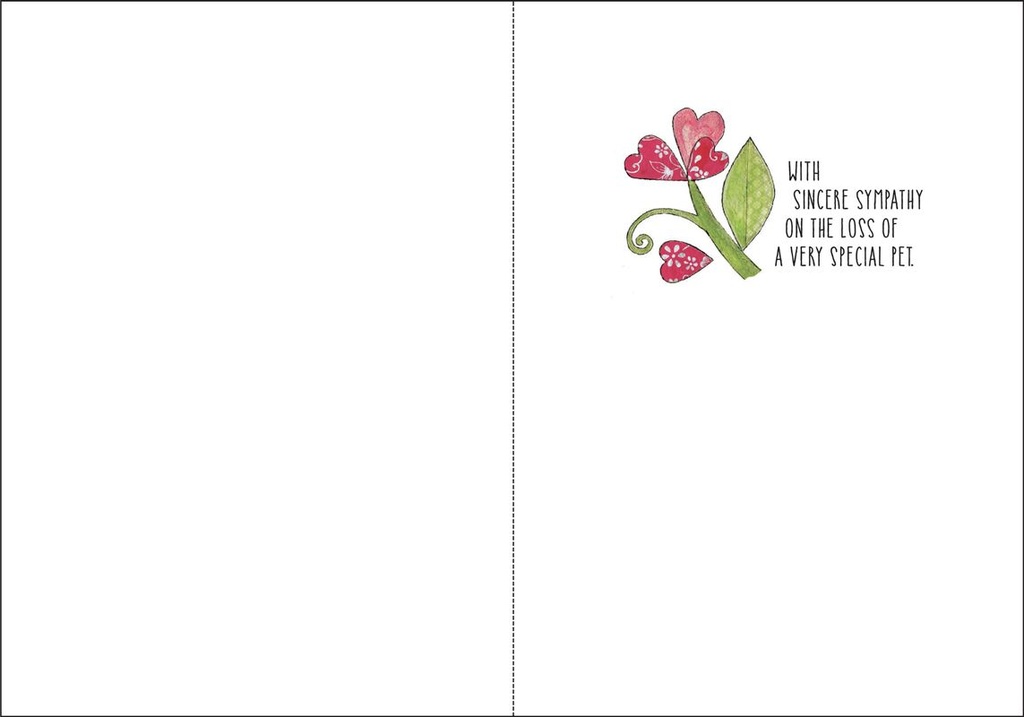 P9460 - Pet Sympathy Card extra