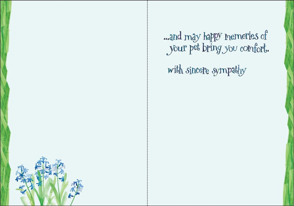 PR406 - Pet Sympathy Cards extra