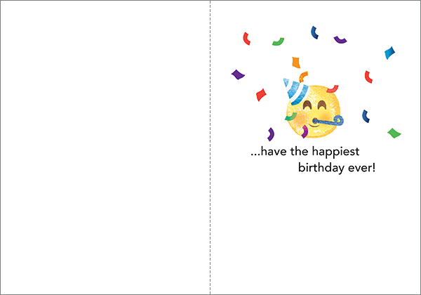 B9172V - Volunteer Happiest Birthday Ever Cards extra