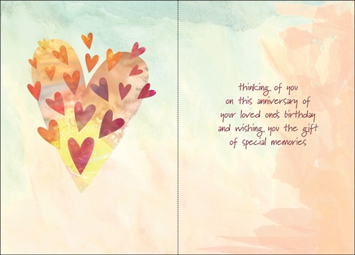 B9187H - Memories Hospice Birthday Cards extra