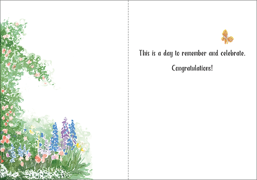 RE4464 - Home Anniversary Congratulations Cards extra