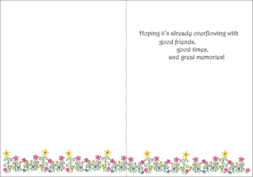 RE5425 - Happy First Anniversary in your Home Cards extra
