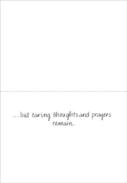 BL269H - Caring Thoughts Hospice Note Cards extra