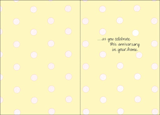 REG424 - New Home Anniversary Cards extra