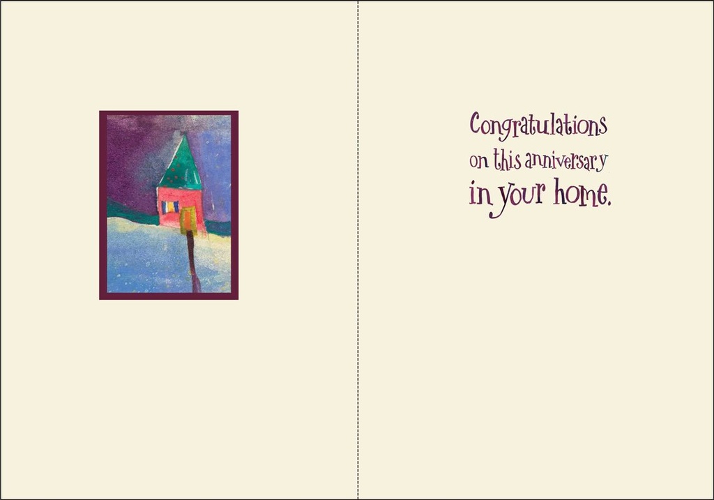 RER401 - New Home Anniversary Cards extra