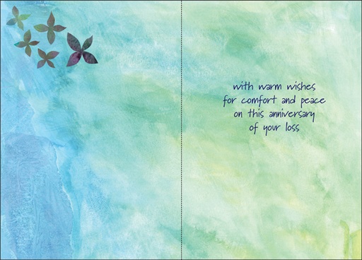 S9295H - Warm Wishes Anniversary of Loss Cards extra