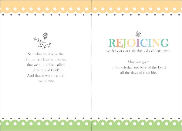 C9605C - Christian Celebration Cards extra