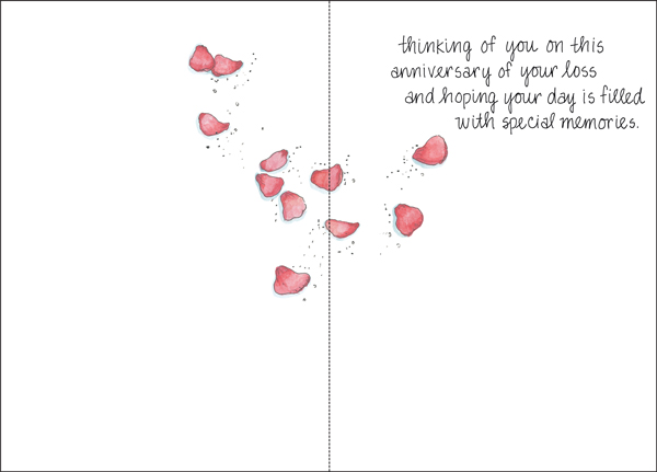 T2310H - In Your Heart Anniversary of Loss Cards extra