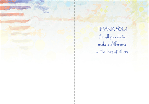 T310V - Thank You for Making a Difference Cards extra