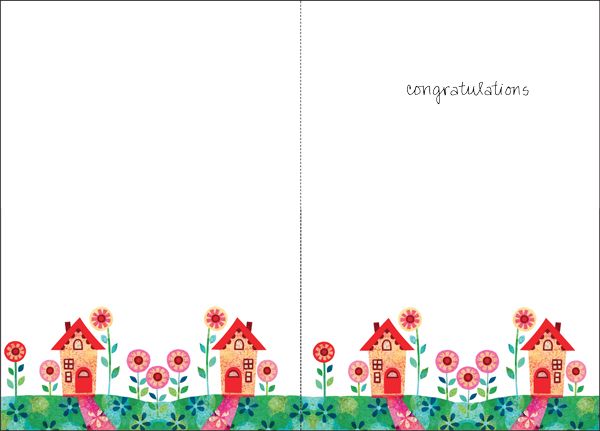 H5410 - New Home Congratulations Card extra