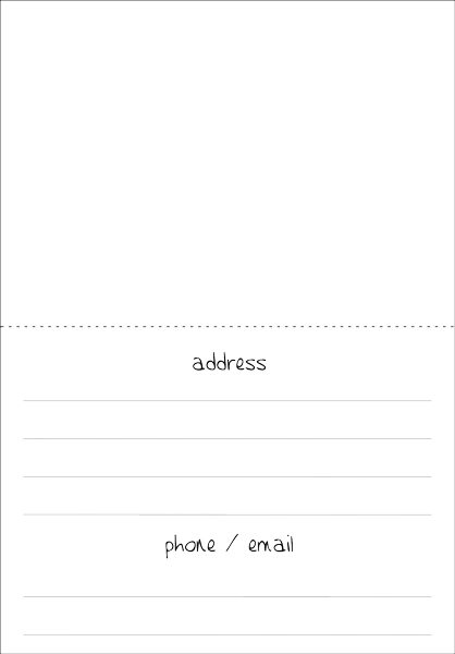 JA09 - Floral New Address Announcements extra