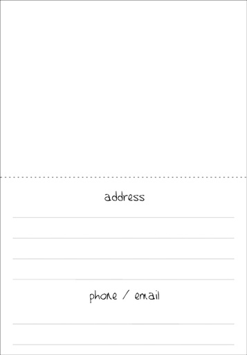 JA09 - Floral New Address Announcements extra