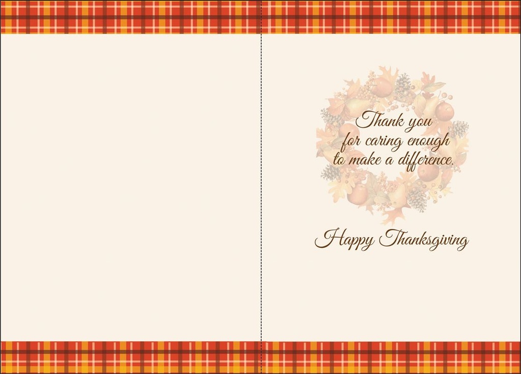 TG3881V - Thanksgiving Cards for Volunteers extra