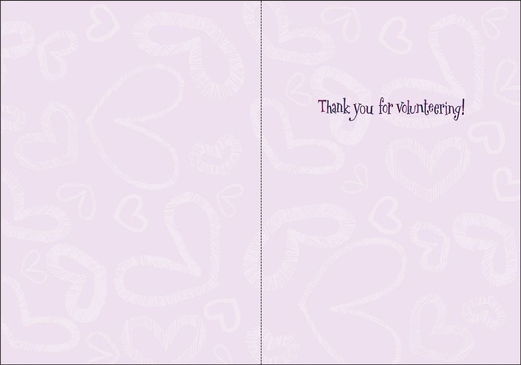 TR302V - Volunteer Thank You Cards extra