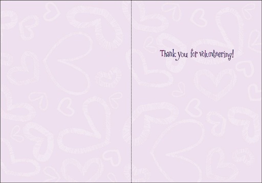 TR302V - Volunteer Thank You Cards extra