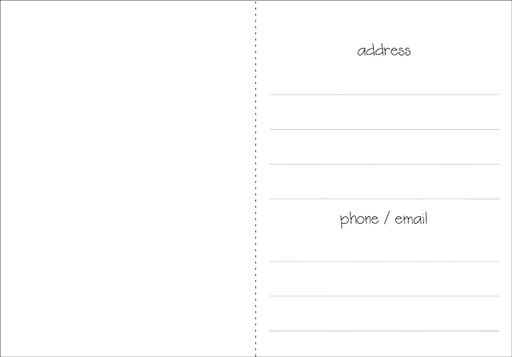 WA05 - Announcing New Address Cards extra