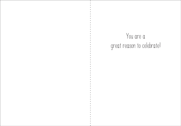 WBL14V - Cupcake Volunteer Birthday Note Cards extra