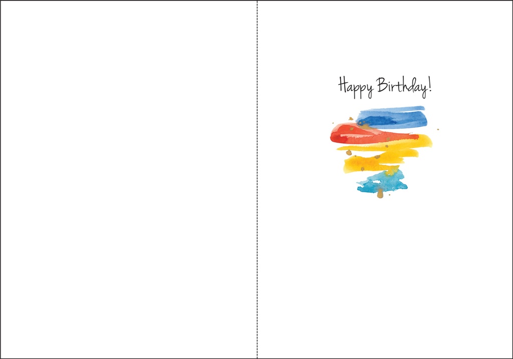 BF108 - Birthday Card extra