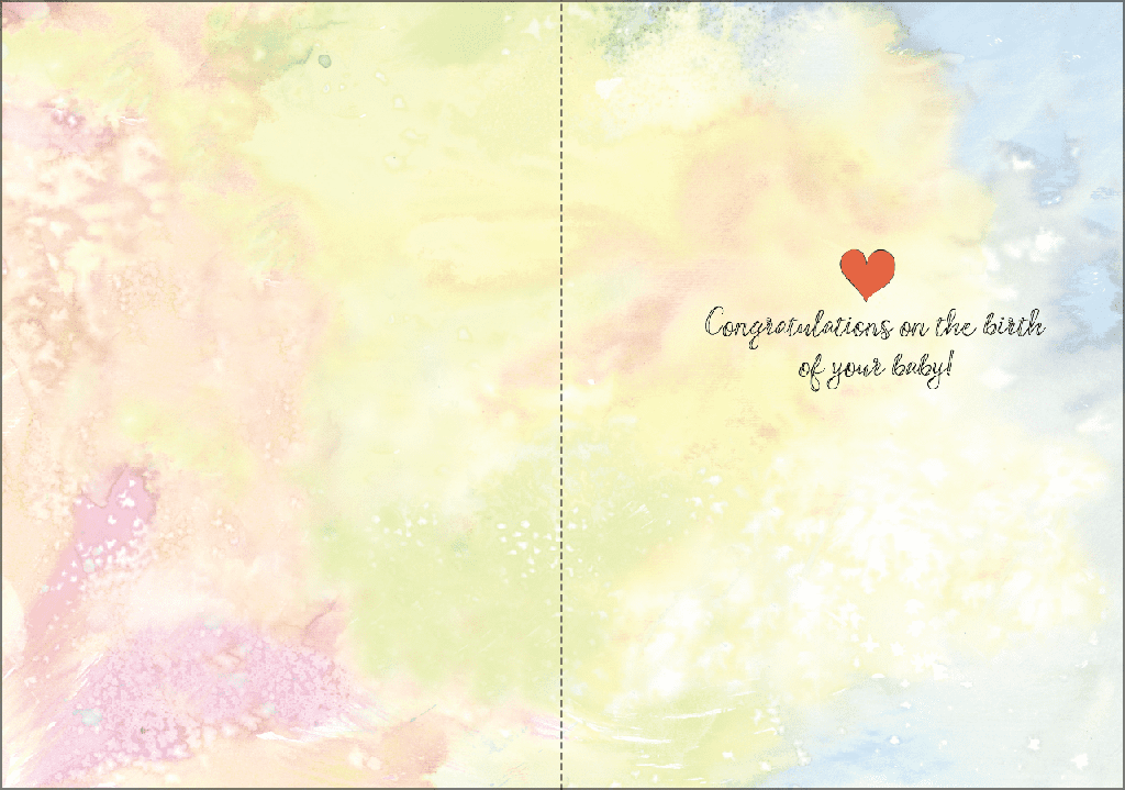 BA9612 - Baby Cards extra