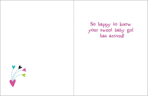 BA21 - Value Baby Girl Cards extra