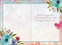 GWU510 - Garden Flowers Get Well Card extra
